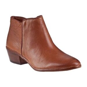 Sam Edelman Petty Tan Leather Ankle Booties
